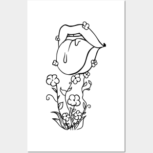 Mouth garden Posters and Art